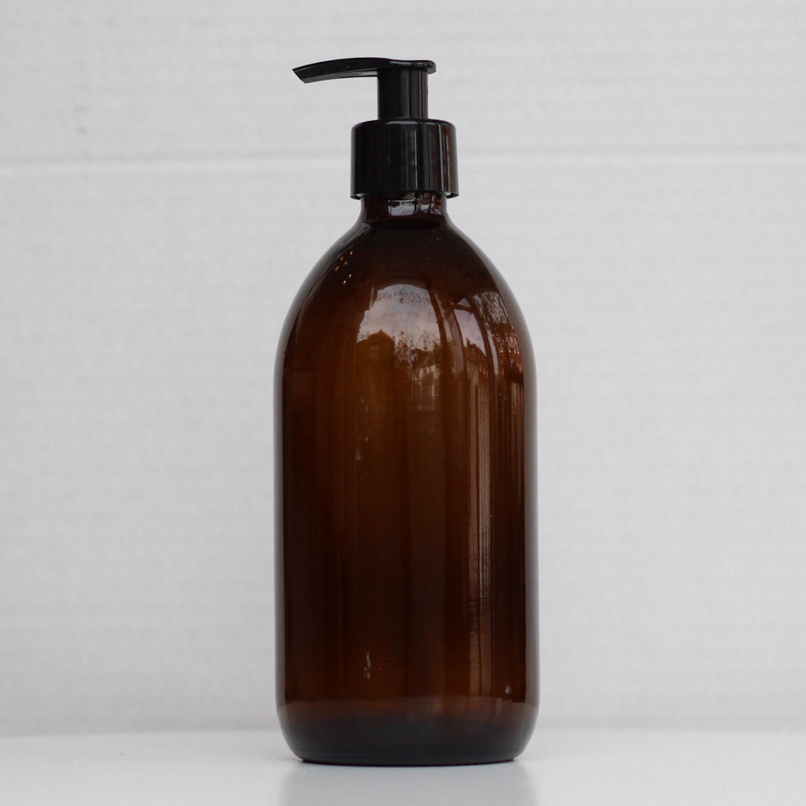 Pump glass bottle 500ml