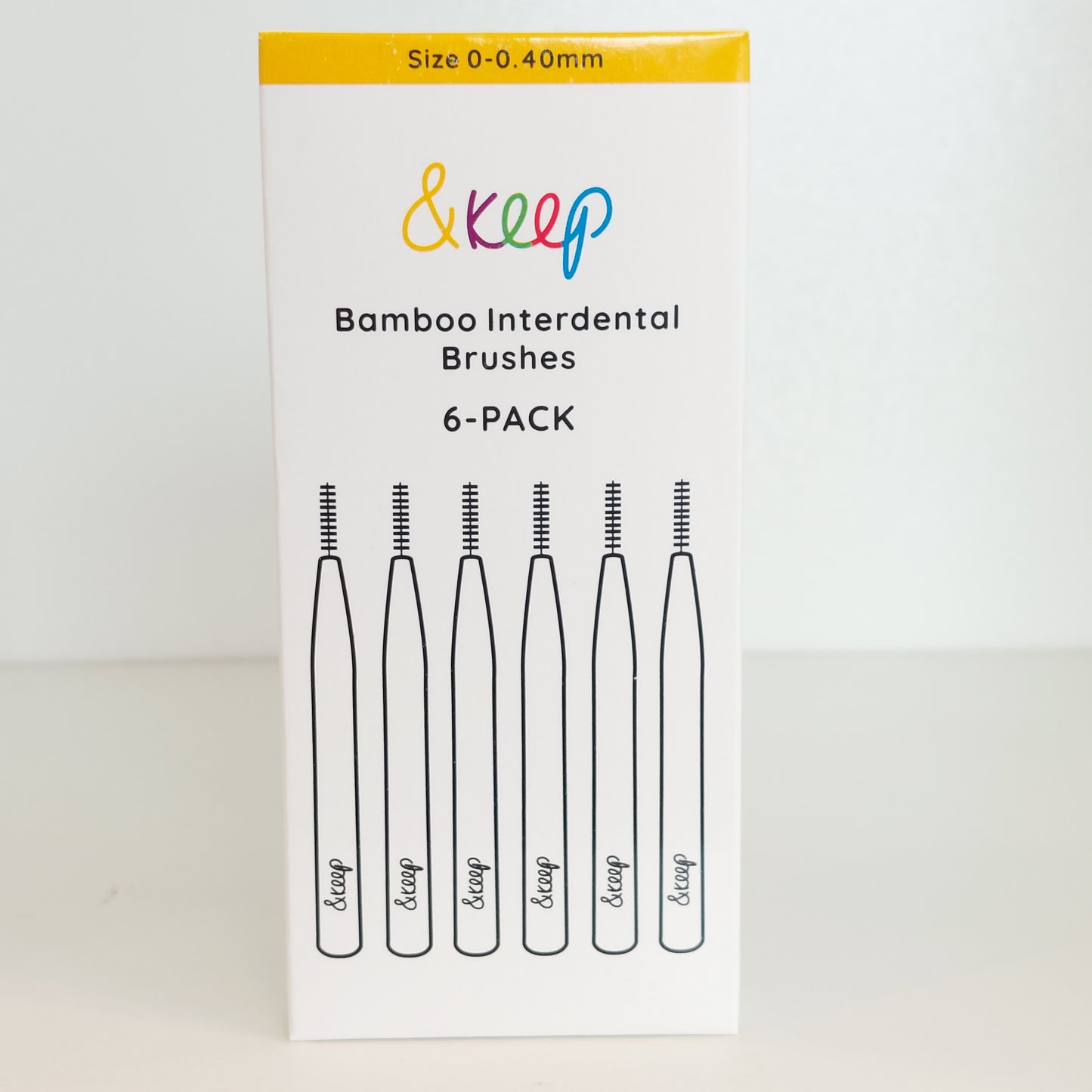 Bamboo interdental brushes - size 0 / size 3