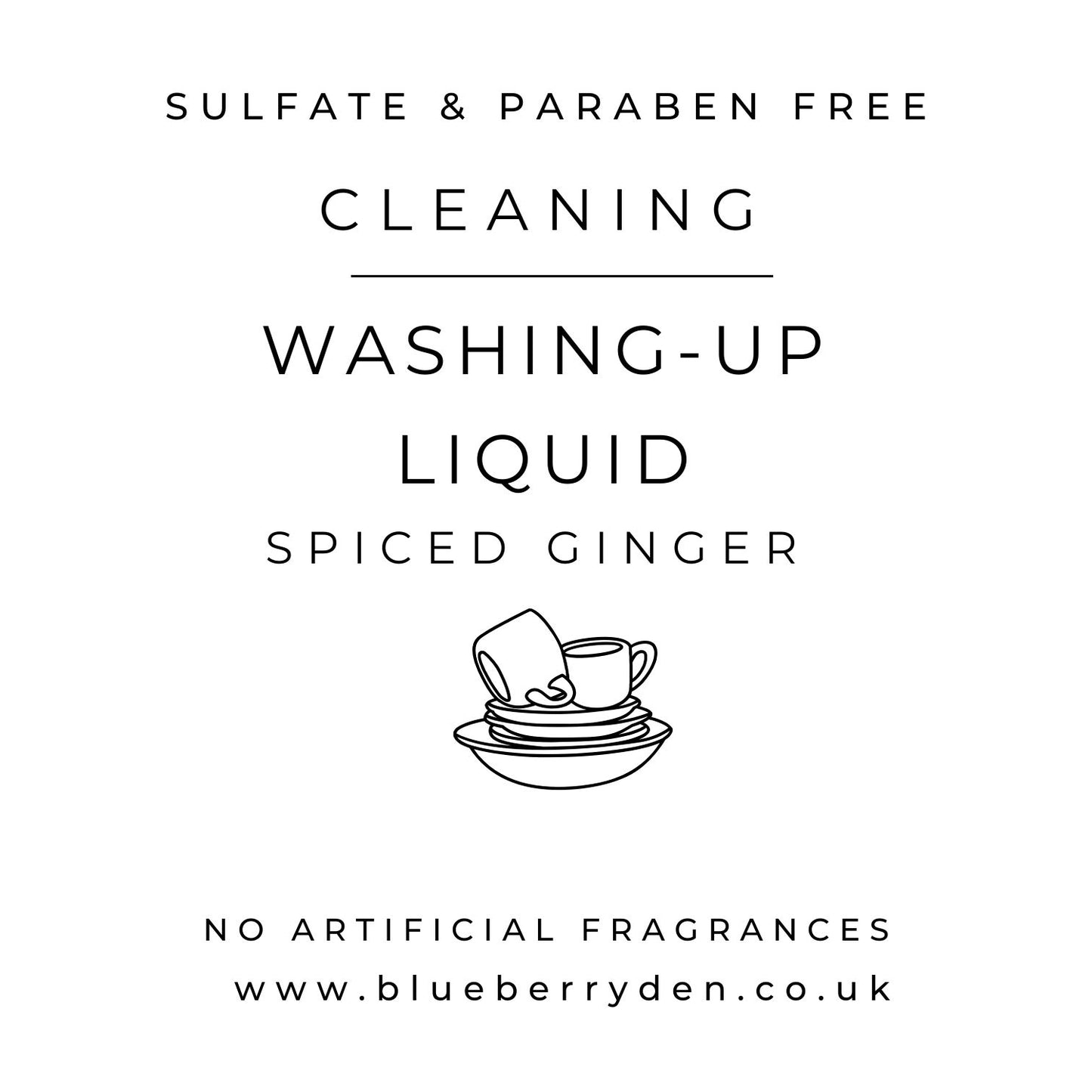 REFILL - Washing-up liquid (spiced ginger fragrance) /500ml