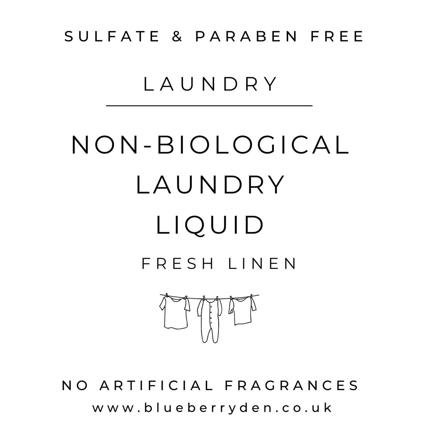 REFILL - Non-bio laundry liquid (fresh linen) /500ml