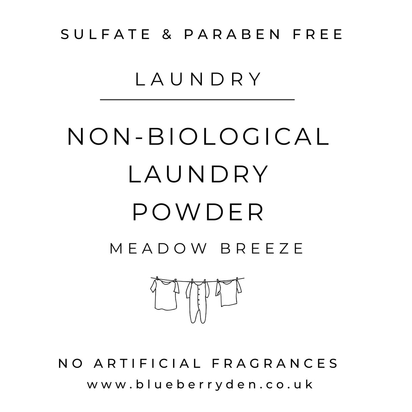 REFILL - Non-bio laundry powder meadow breeze /500g