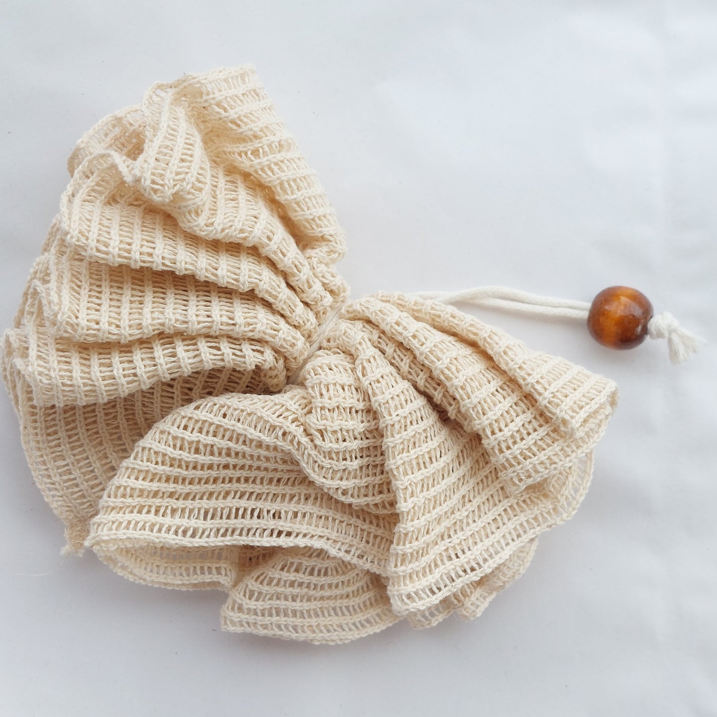 Cotton shower puff