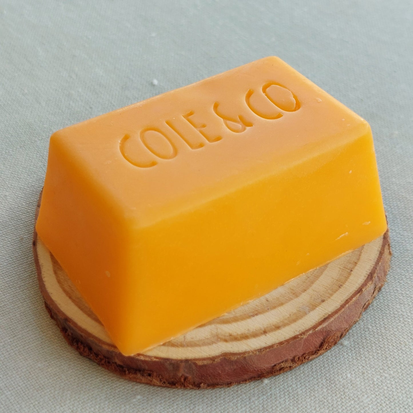 Unwrapped soap log