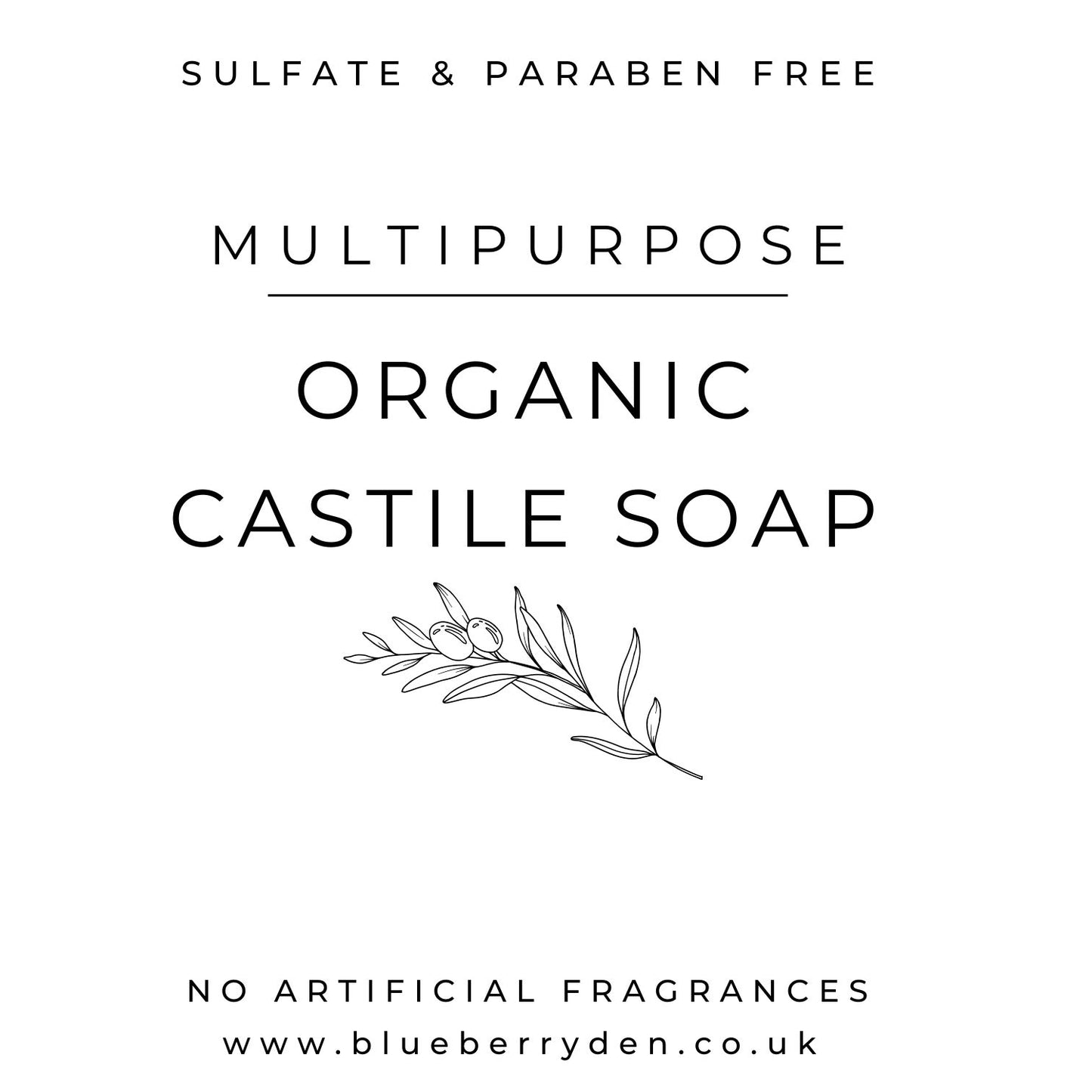 REFILL - Organic castile soap /250ml