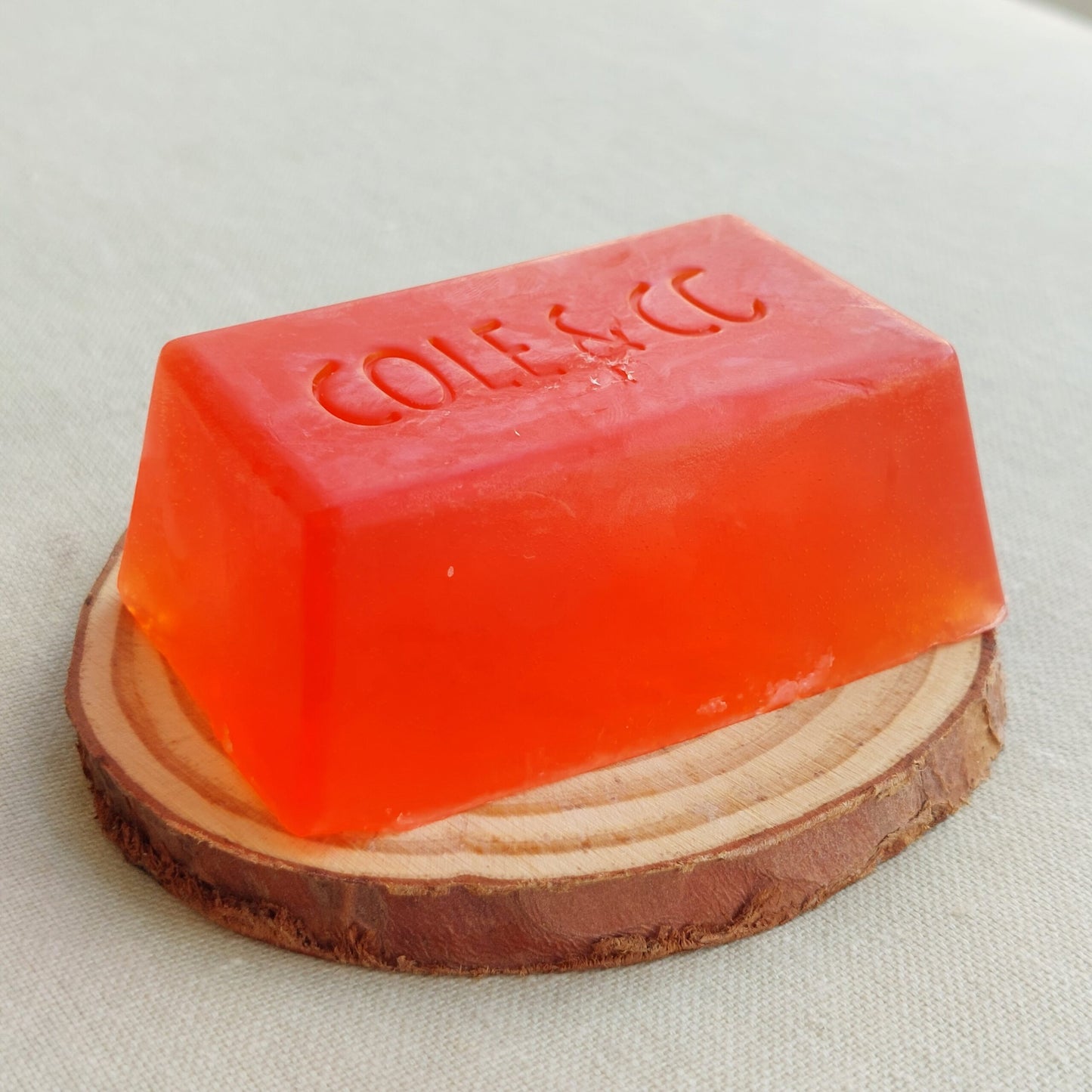 Unwrapped soap log