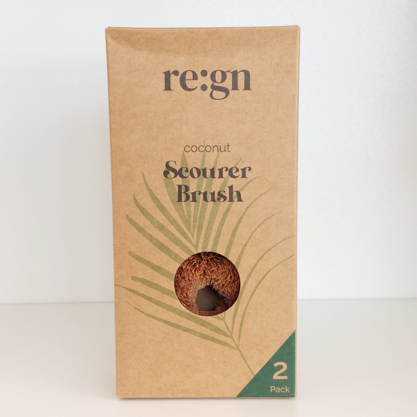 Round coconut scourers (pack of 2)