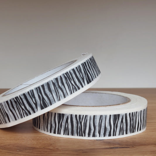 White paper tape - assorted patterns