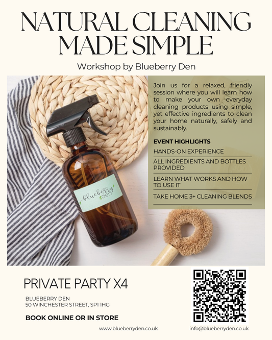 Natural Cleaning Workshop - PRIVATE PARTY